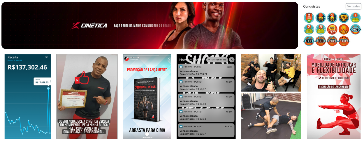 Cinética - escola do movimento